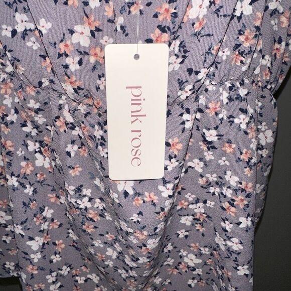PINK ROSE Flowy Floral NWT and Adjustable Straps Cami Tops - Picture 8 of 14